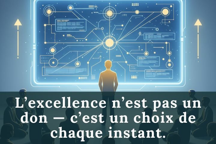 L’excellence n’est pas un don — c’est un choix