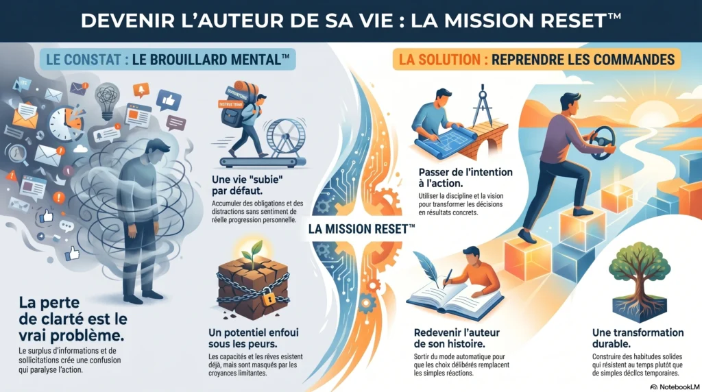 La Mission RESET™ Aider chacun à reprendre le contrôle de sa vie