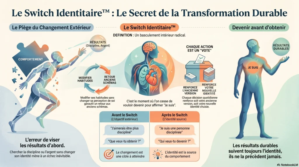 Le Switch Identitaire™ Le jour où vous cessez d'agir comme la personne que vous étiez