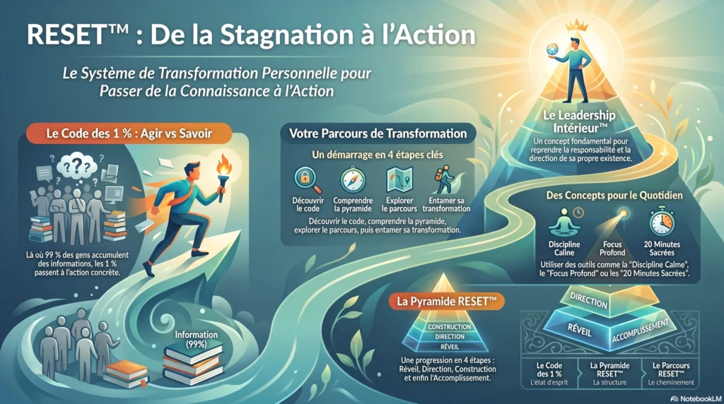 RESET™ Reprendre le contrôle. Retrouver sa direction. Reconstruire sa vie.