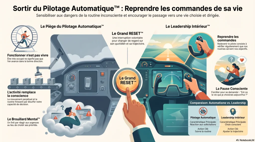 LE PILOTAGE AUTOMATIQUE™ Lorsqu'on cesse de choisir, on finit par simplement fonctionner.
