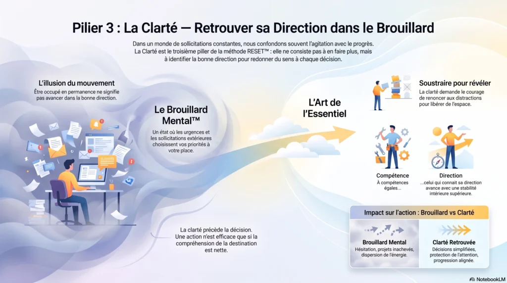 PILIER 3 — LA CLARTÉ Retrouver ce qui compte réellement