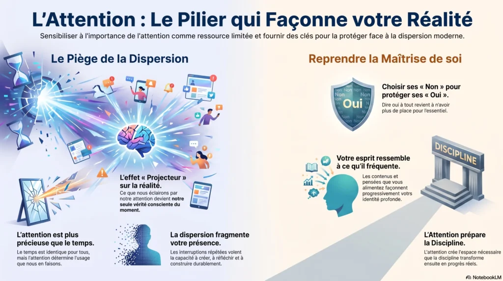 PILIER 7 — L'ATTENTION Protéger ce qui construit notre vie