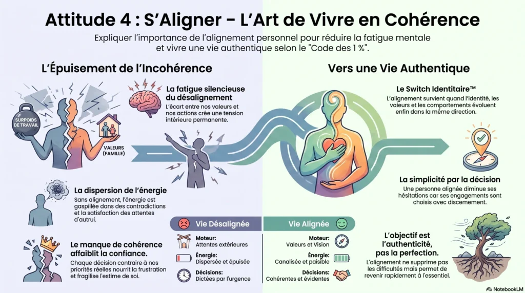attitude 4 S'ALIGNER reset pour transformer sa vie
