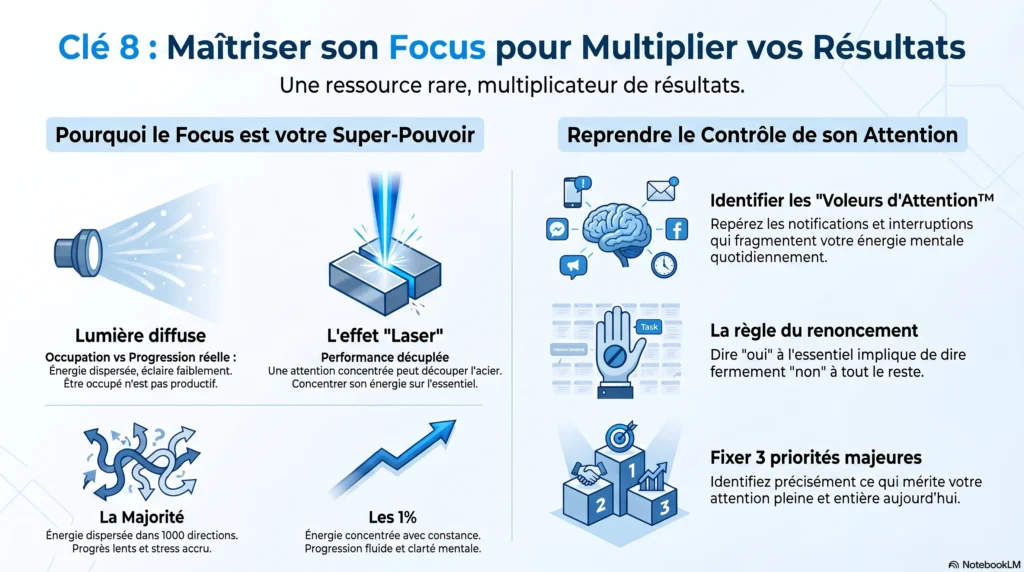 Clé 8 — Renforcer son focus