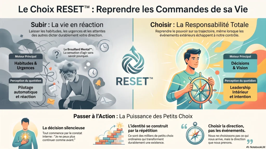 le choix reset, choisir sa vie, arrêter de subir