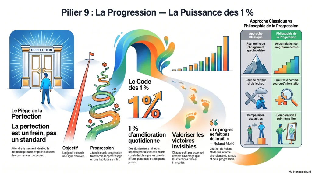 PILIER 9 — LA PROGRESSION Avancer plutôt que rechercher la perfection